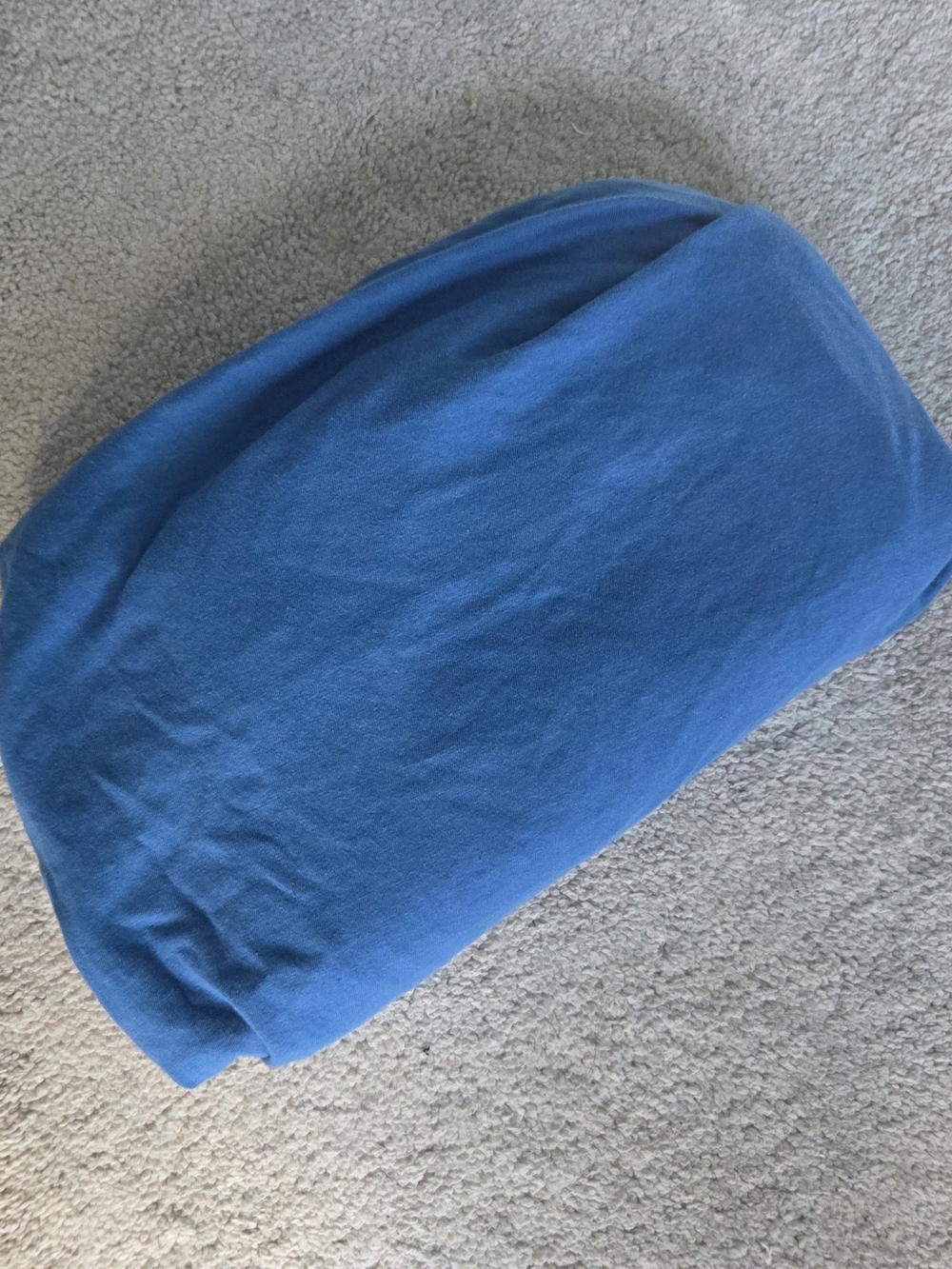 Cloud Island Fitted Cotton Jersey Crib Sheet - Solid Blue, NEW